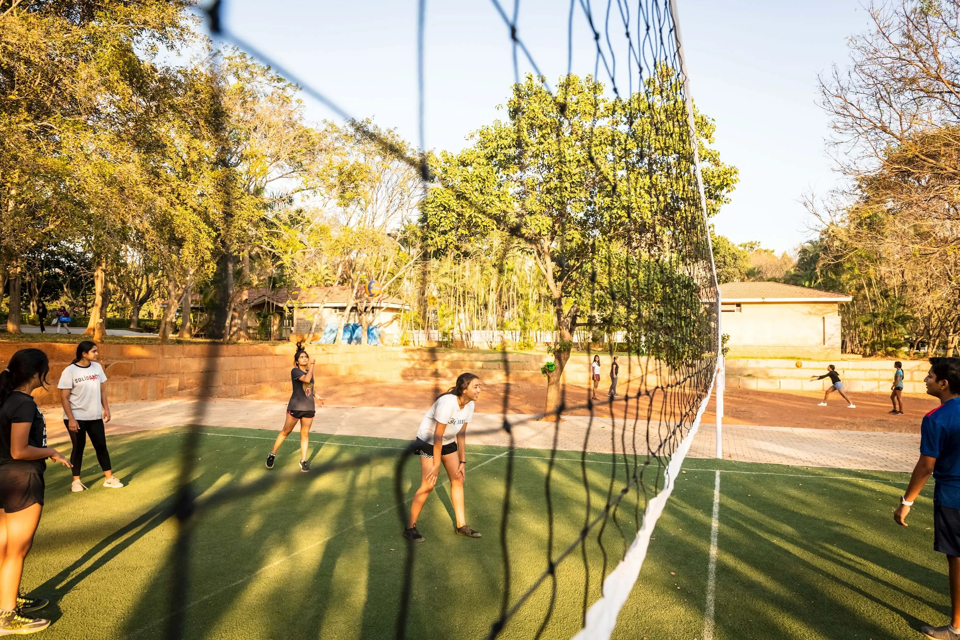 tisb out side the classroom trojans interschool event banner